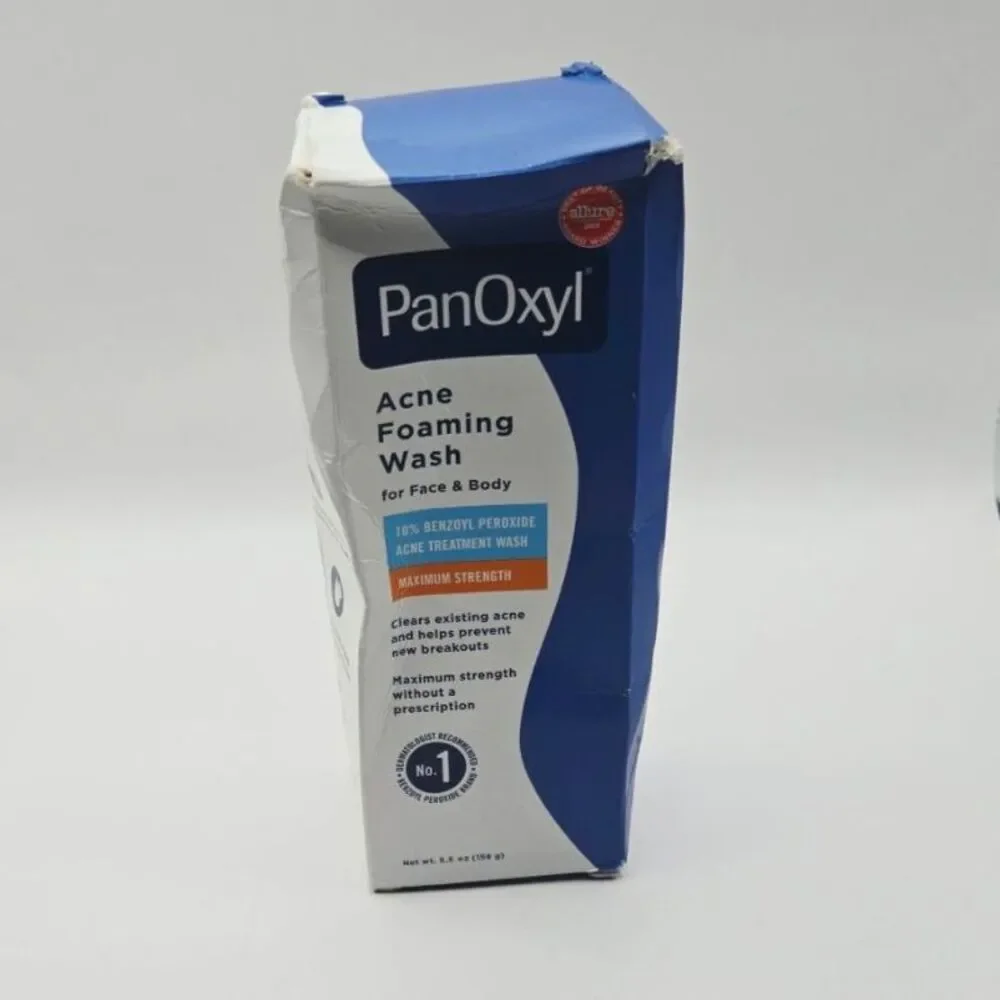 PanOxyl Acne Foaming Wash 10% Benzoyl Peroxide Maximum Strength 5.5 oz Sealed